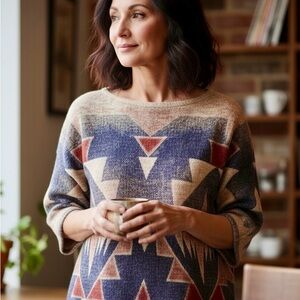 Woman’s small Ginger G Geometric Sweater